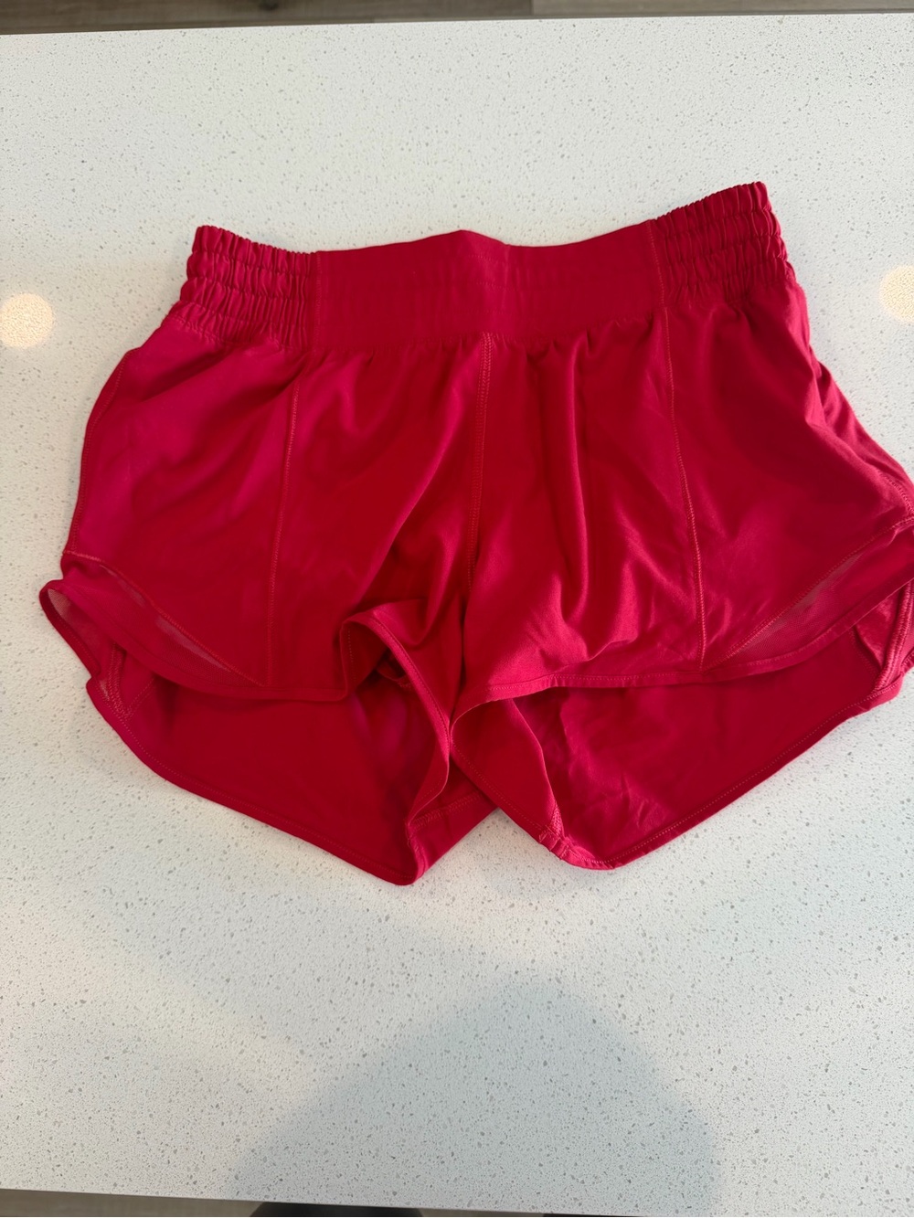 Lululemon Hotty Hot High-Rise Lined Short 2.5" Shorts - red